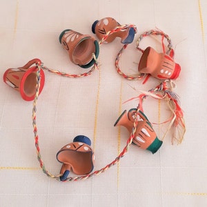 Lots of Jugs Miniatures Terracotta Jugs Vintage Italy Ceramic Vases Rustic Decor Hanging Decorations Home Wall Decor Ceramic Miniatures