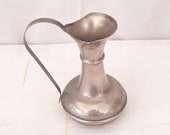Vintage Italy Amphora Silver Plated Flower Vase Vintage Decorations Home Decorations Rustic Decor Amphora with handle