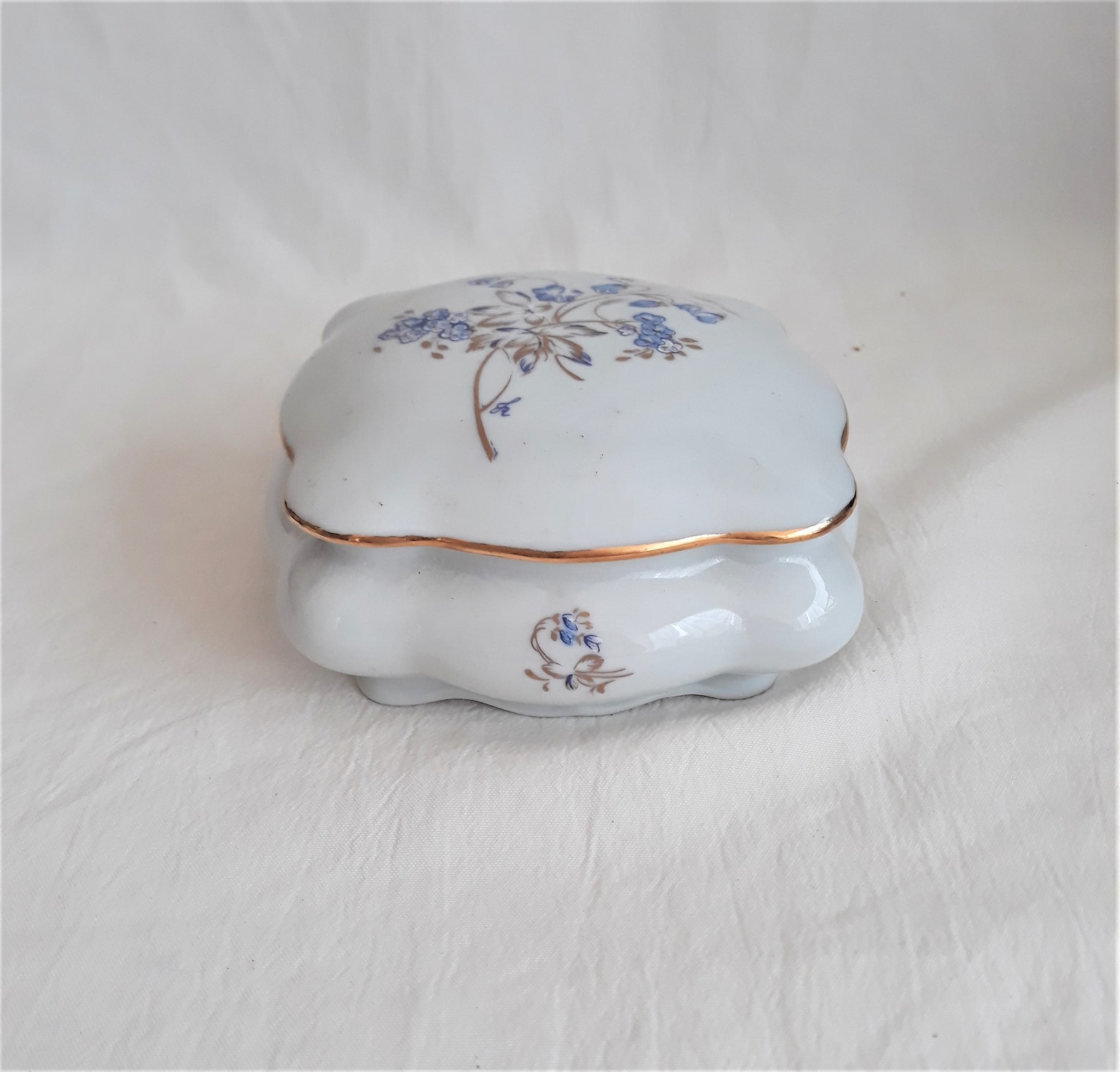 Medium Square Jewelry Box Limoges Jewelry Box Jewelry Box Etsy