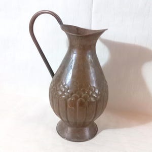 Antique Decanter Pourer Copper Pot Early 1900s Antique Copper Pot Kitchen Pots Italian Antiques Traditional Italian Cuisine Cooking Utensils