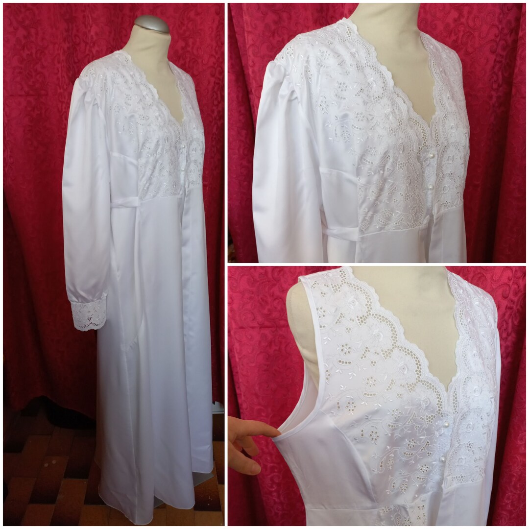 Luxury Lingerie Peignoir Vintage Italy 1970s Made in Italy Wedding ...