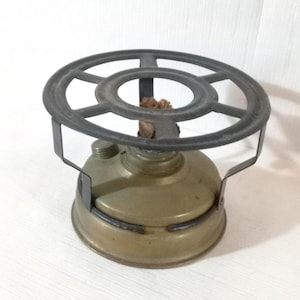 Camp Stove Vintage Italy 1950s Antique Brass Stove Collectible Rustic Decor Camping Stove Vintage Furniture Home Decor