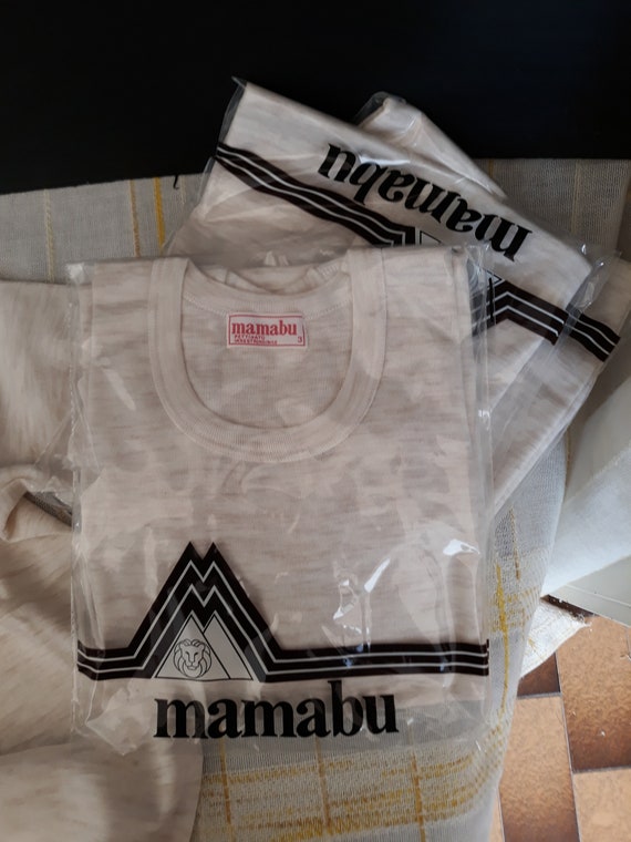 New Brand "MAMABU" Men's undershirt 20% wool 30 a… - image 3