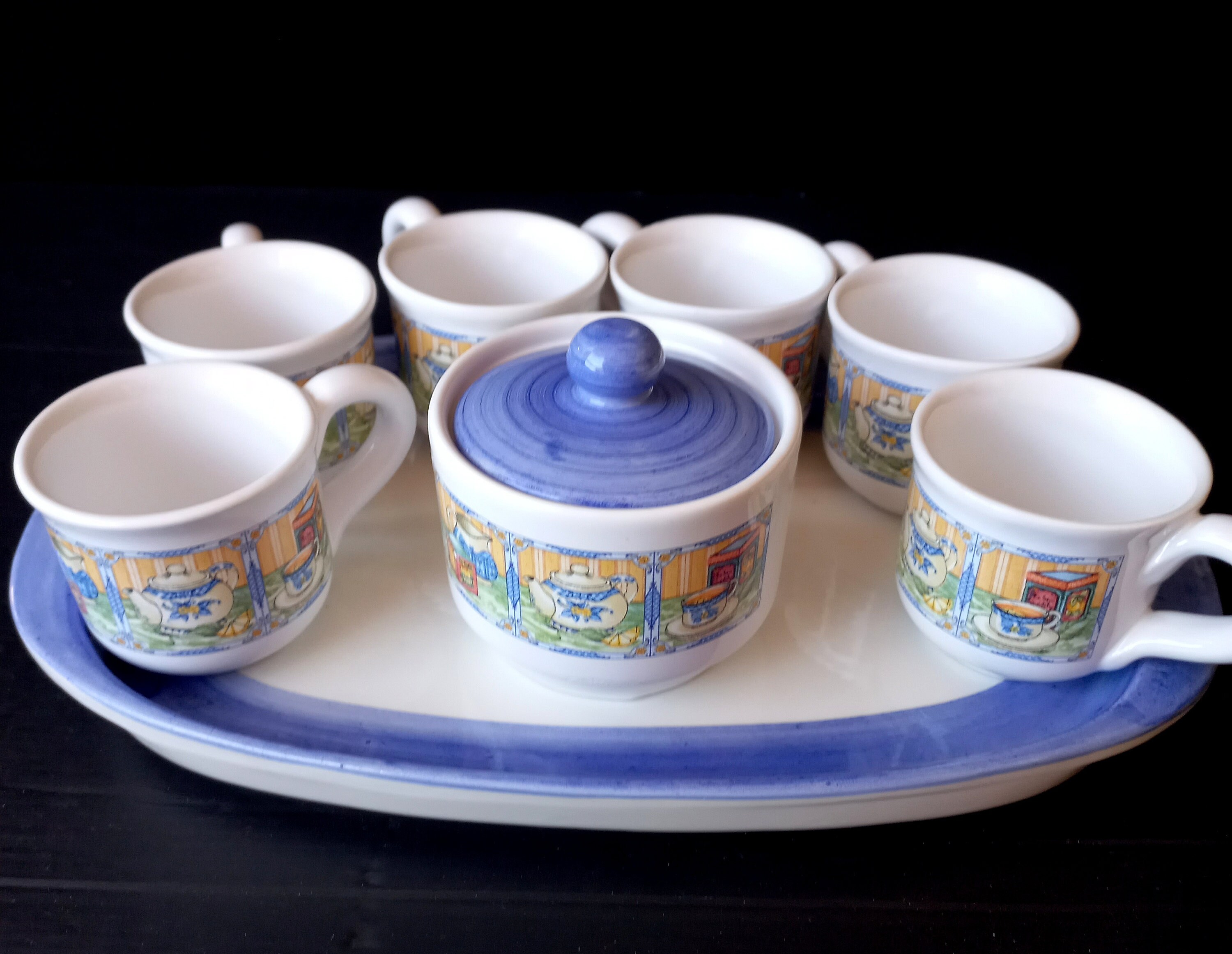 【1970 年代のヴィンテージ】Morinox エスプレッソカップ6個&トレイ 1970 年代のヴィンテージ】Morinox エスプレッソカップ6個&トレイ 1970