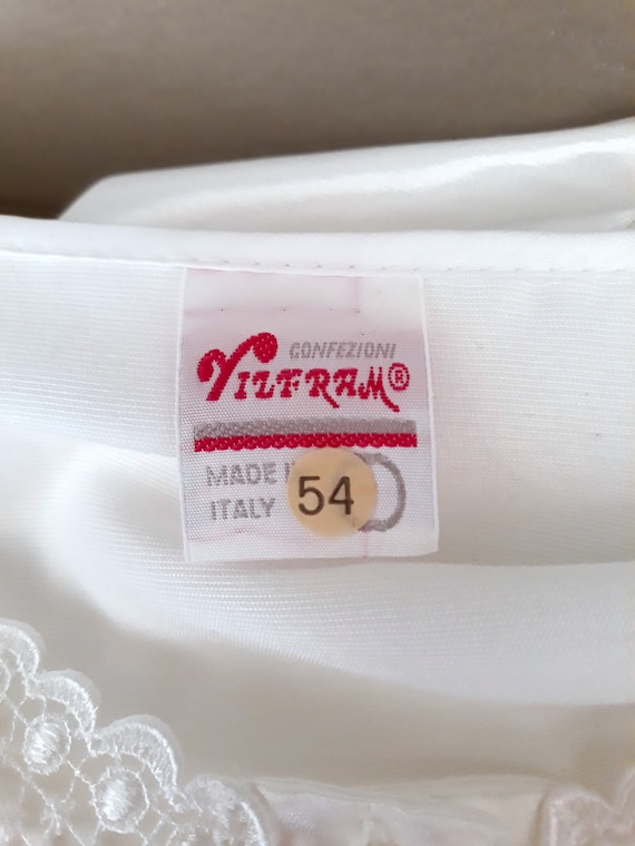 New Vintage Italy Nightgown Big size 54 Embroider… - image 10