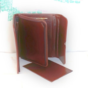 Eco- Leather Document Holder Lawyer Bag Document Organizer Men’s Wallet Eco- Leather Gift for Father Gift for Him Men’s Bag vintage Italie