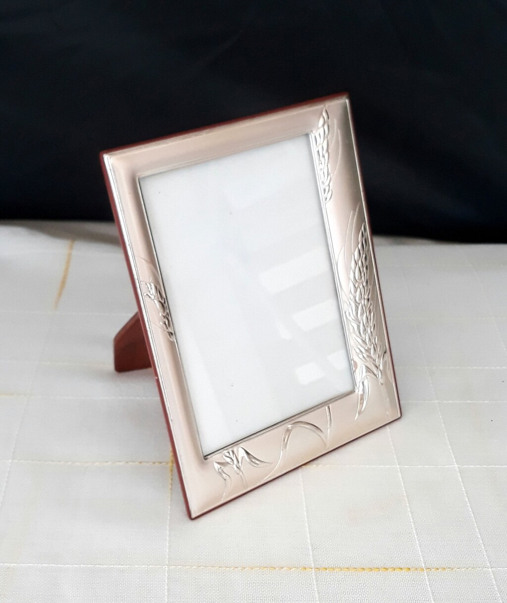 SIKOO Cornice Portafoto Vintage 12,7x17,8 Cm – Stile Vittoriano, Color Bronzo, In Resina, Da Tavolo O Parete
