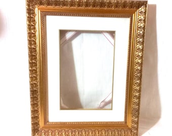 50 x 40 cm 大きな木製フレーム バロックスタイル アンティーク
