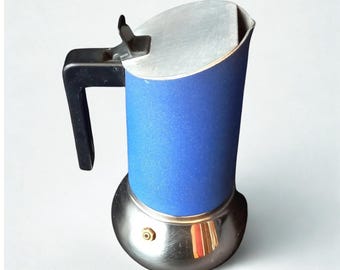 Vev Vigano" Coffee Maker 6 Cups Special shape Italian Espresso Coffee Maker Stainless Steel Gold Finishes Italian Moka Pots Gift Idea