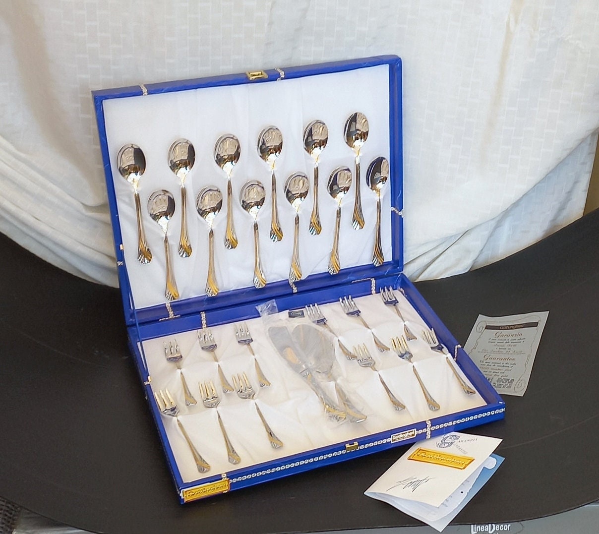 Gottinghen 18/10 Steel 24k Gold Decorations 26 Pieces