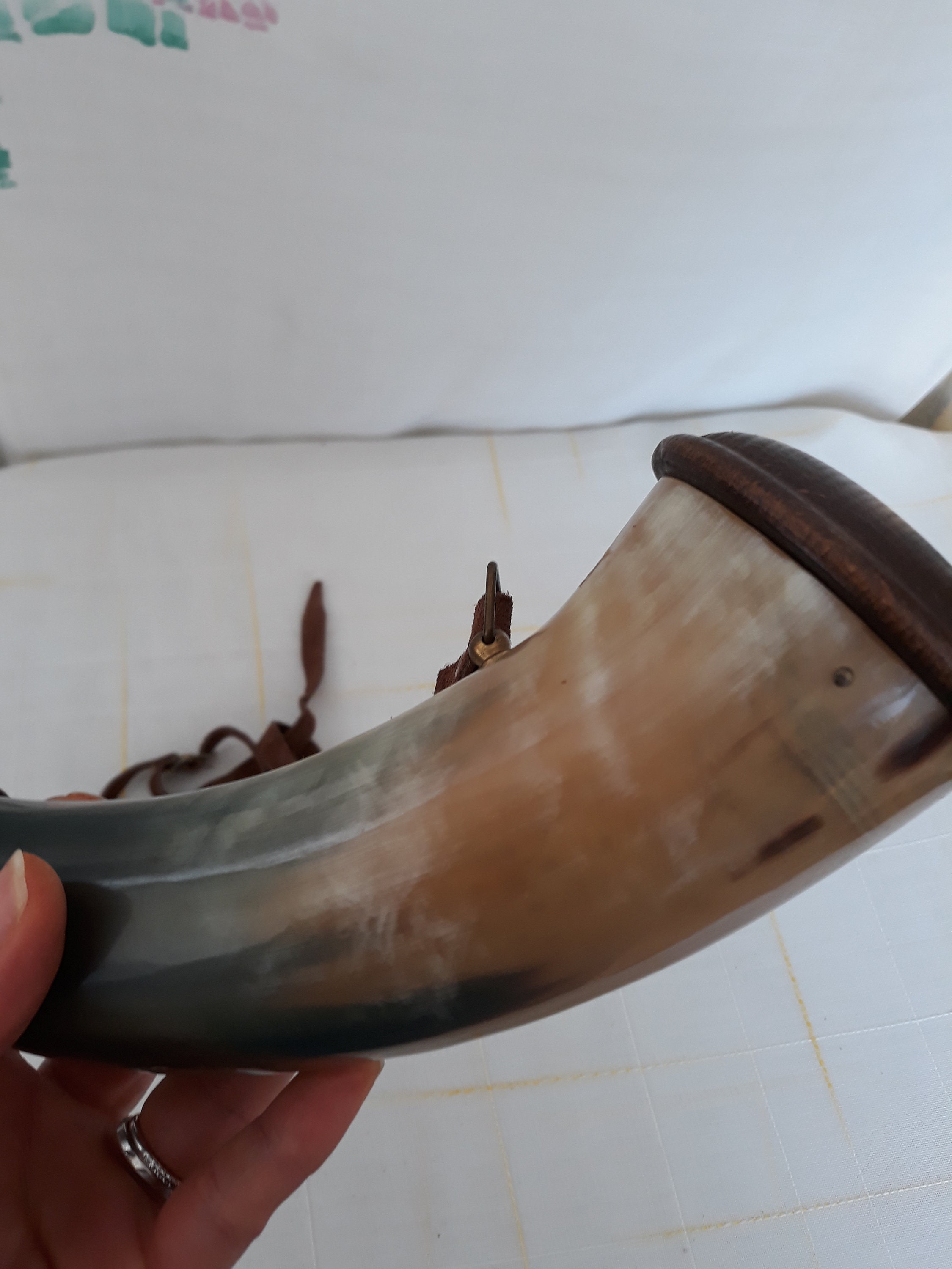 Large English hunting Horn Early 900 Gunpowder Charger Vintage Etsy