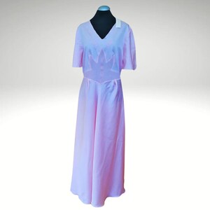 Camisón vintage rosa años 70 Vintage Italia Vestido chic Novia sensual y romántica Ropa interior vintage Ropa de mujer Lencería de novia 48 Nuevo