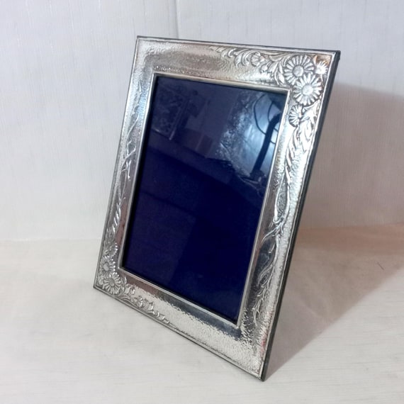 Large Portrait Holder 32x26 Cm Vintage Italian Silver Frame