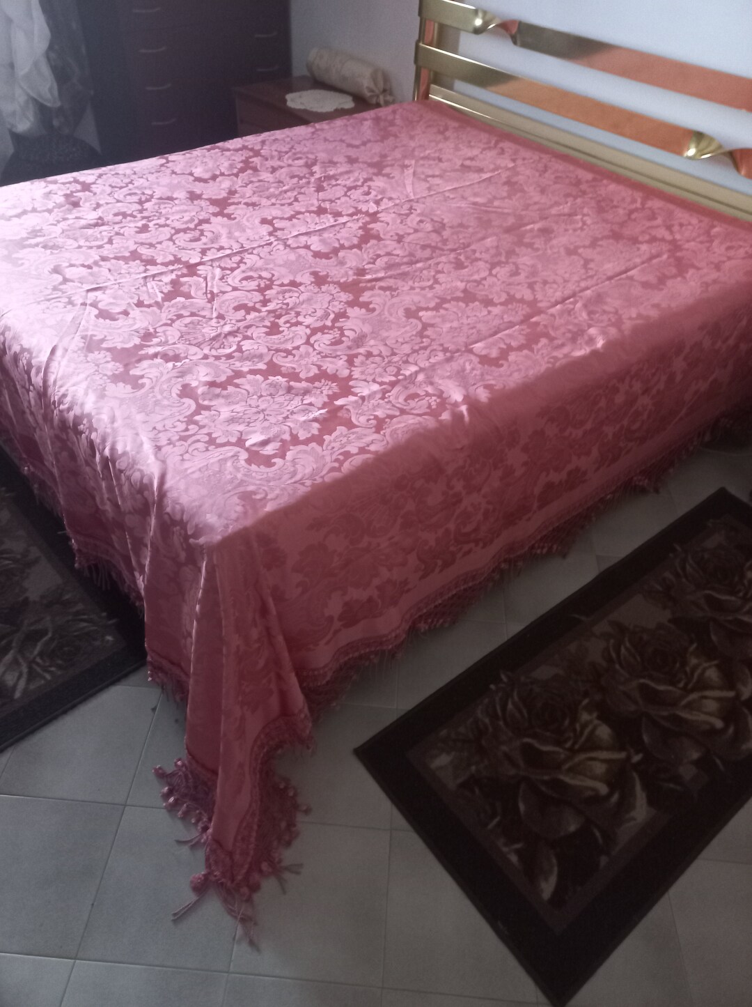 Brand New Luxury Bedspread in Pure Hand Made Silk Precious Etsy