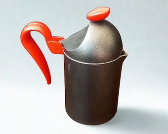 Vintage Sheratonn Moka Pot, G. Zagato Design, Aluminum Espresso Maker