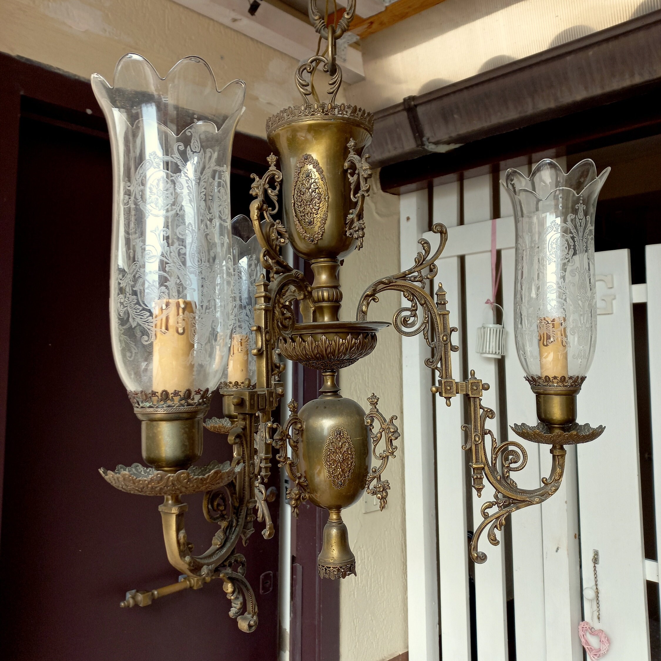 Antique clearance baccarat chandelier