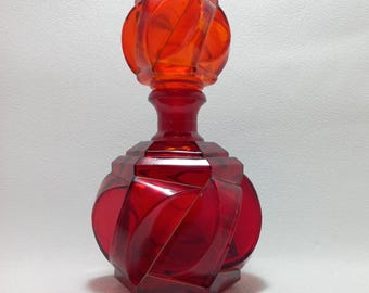 ヴィンテージ イタリア ワインボトル グリーンガラス デカンタ 花瓶