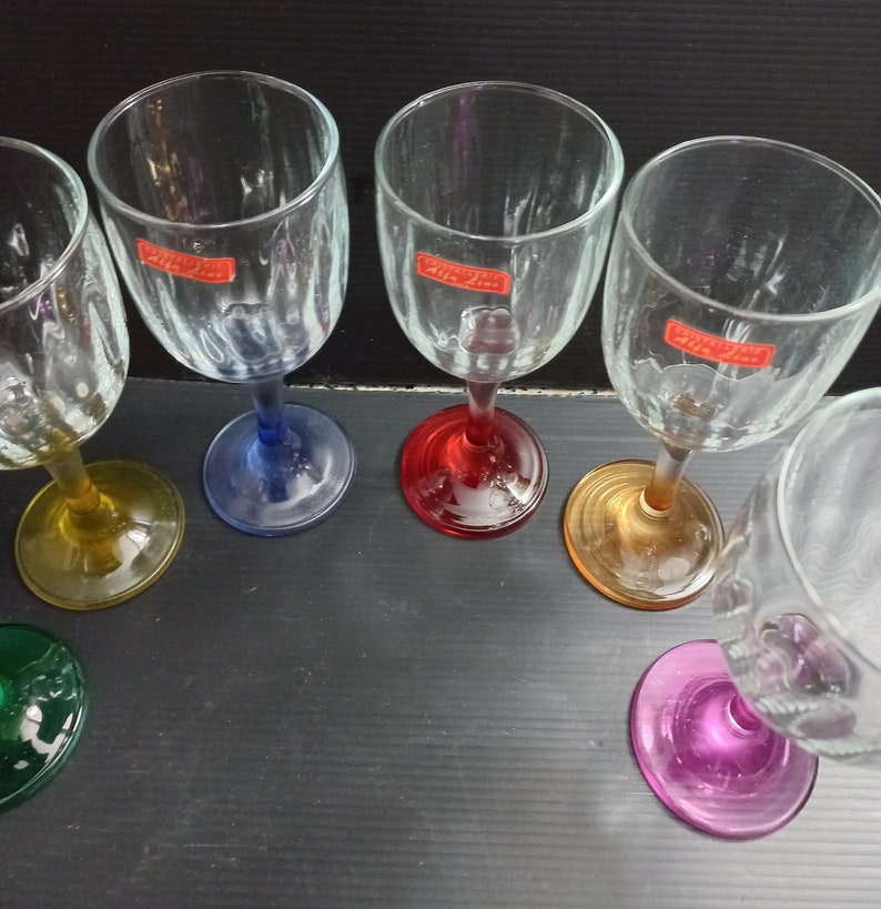 Alfa Line Glassware Made in Italy Wine Glasses Arlecchino Etsy