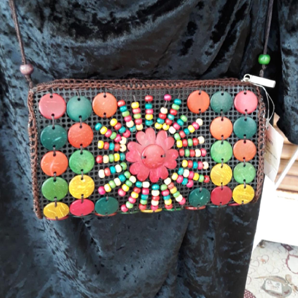 HUA ANGEL Elegante Borse A Tracolla Donna Vintage Piccola Da Viaggio Borsa Da Spalla Pelle Grandi Morbide Borsa Da Lavoro Donna Con Tracolla Sostituibile Modello Etnico