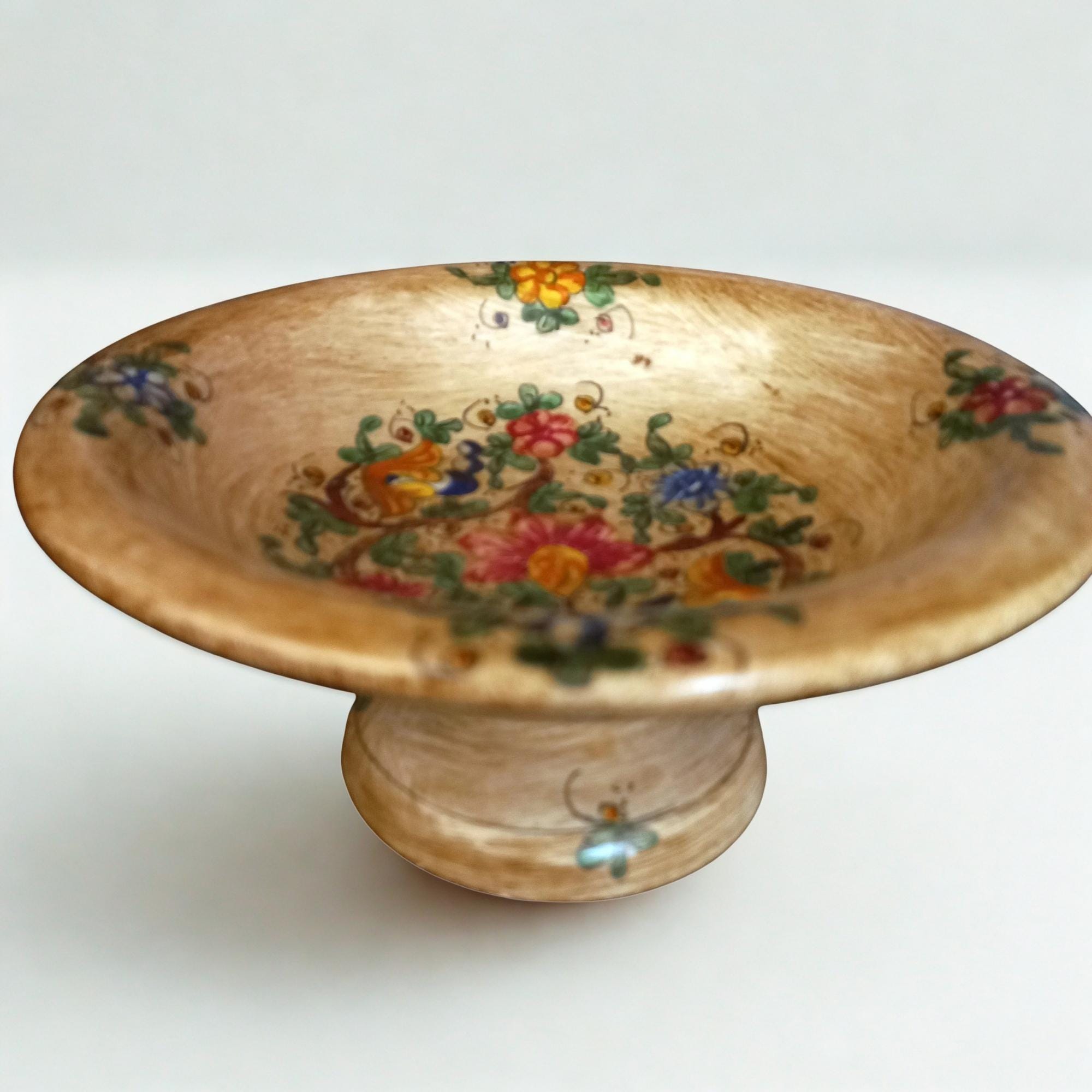 花瓶 　Baffni GuBBio　イタリア Ancient Italian Ceramic Early 1900s Ceramiche Baffoni Gubbio Art