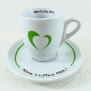 Special shape Tall cup for Italian Espresso Coffee cup Collectible cup Coffee cups Italian Espresso Bar cups White porcelain  Made in Italy