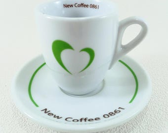 Special shape Tall cup for Italian Espresso Coffee cup Collectible cup Coffee cups Italian Espresso Bar cups White porcelain  Made in Italy