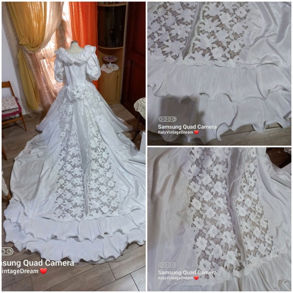 Wedding dress Exclusive model Unique Strictly han… - image 1