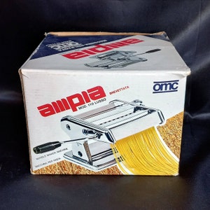GROOT Made in Italy Luxe Mod Multipast Machine voor het thuis maken van pasta 3 soorten pasta Spaghettimaker Pastamaker Italiaanse keuken