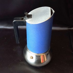 Vev Vigano" Coffee Maker 6 Cups Special shape Italian Espresso Coffee Maker Stainless Steel Gold Finishes Italian Moka Pots Gift Idea