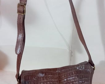 The Bridge Vintage 80's 調節可能なショルダーバッグ、レディース本革