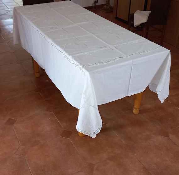 テーブルクロス ヴィンテージ イタリア 未使用品 bassettiテーブル