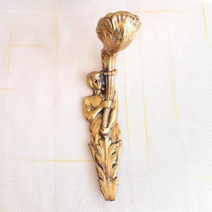 Antike schwere Messing Friese aus den frühen 1900er Jahren Ersatzteile für Lampen und Kronleuchter Restaurierung