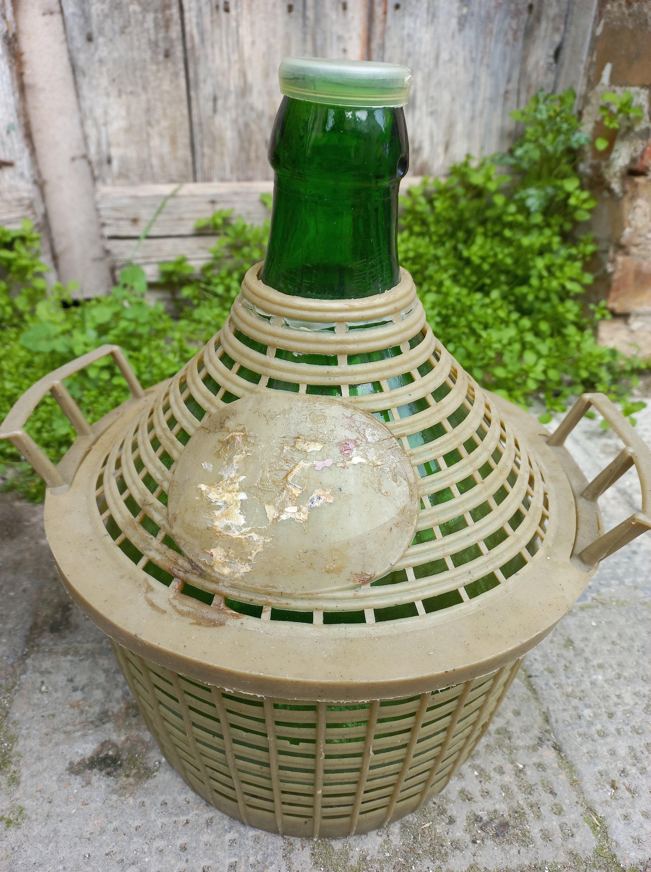 Damigiana 25 Litri Con Cesto - Vetro Per Fare Vino Casalingo E Birra