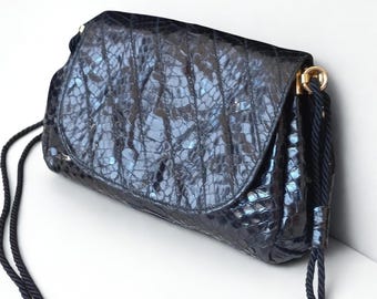 Vintage Italy Women bags Faux leather Made in Italy 80s Shoulder bag Vintage shoulder bag Birthday gift Christmas gift Girls handbag