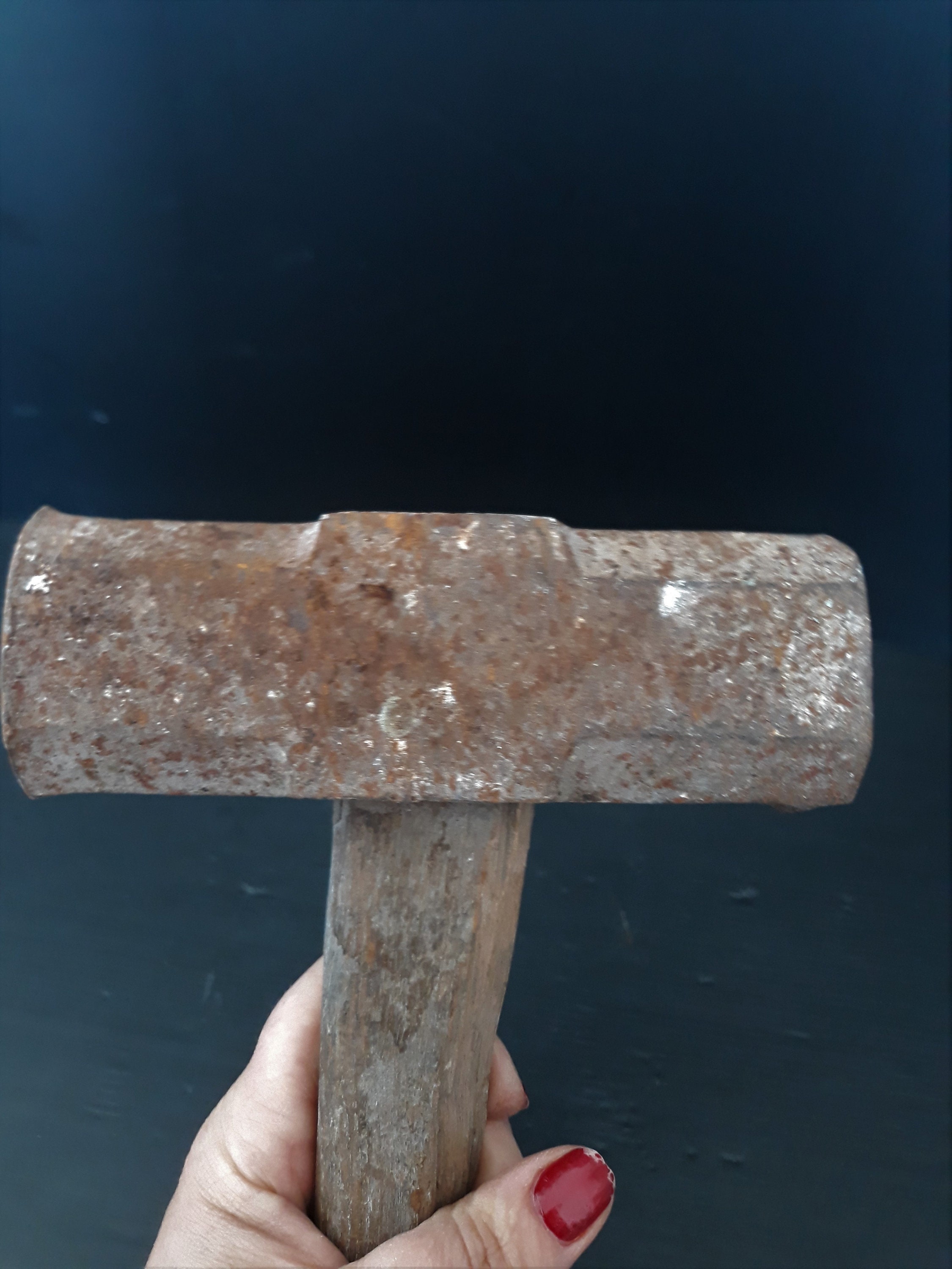 German type chasing hammer,Unique hammer tool, rustic hammer, Handmade  VojkoArt