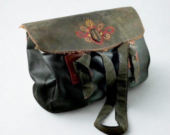 Made in Italy "Xanthia Italy" Shoulder bag Bag with handles Genuine Leather Shoulder bag Leather bag Italian leather goods Gift for her