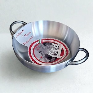 Sartén profesional de aluminio a estrenar con asas para cocina de restaurante, utensilios de cocina de aluminio, cocina profesional