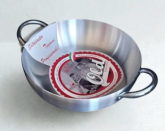 Nuova padella professionale in alluminio con manici per la cucina del ristorante, pentole in alluminio per la cucina professionale