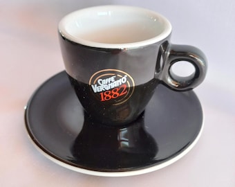Original Caffè Vergnano 1882 Cappuccino Cup & Saucer | Large