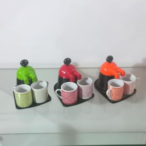 New Art Express Coffee Maker Coffee Maker with 2 cups Espresso coffee maker with 2 spouts Italian coffee maker in aluminum Vintage coffee