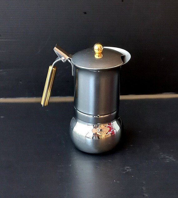 Raro Cafetera italiana grande 4 tazas Máquina de café espresso | Etsy México