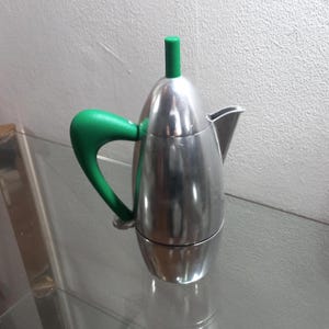 Espresso Coffee maker 4-2 cups Carlo Giannini Santi Sicana designers Made in Italy  Italian Coffee Machine  Italian Vintage Coffee Maker