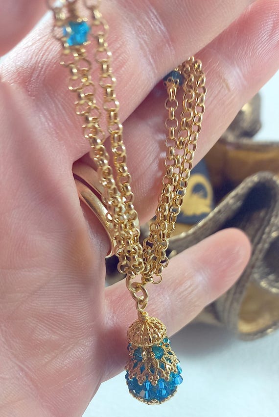 Solid silver bracelet Gold plated 925 sterling si… - image 4