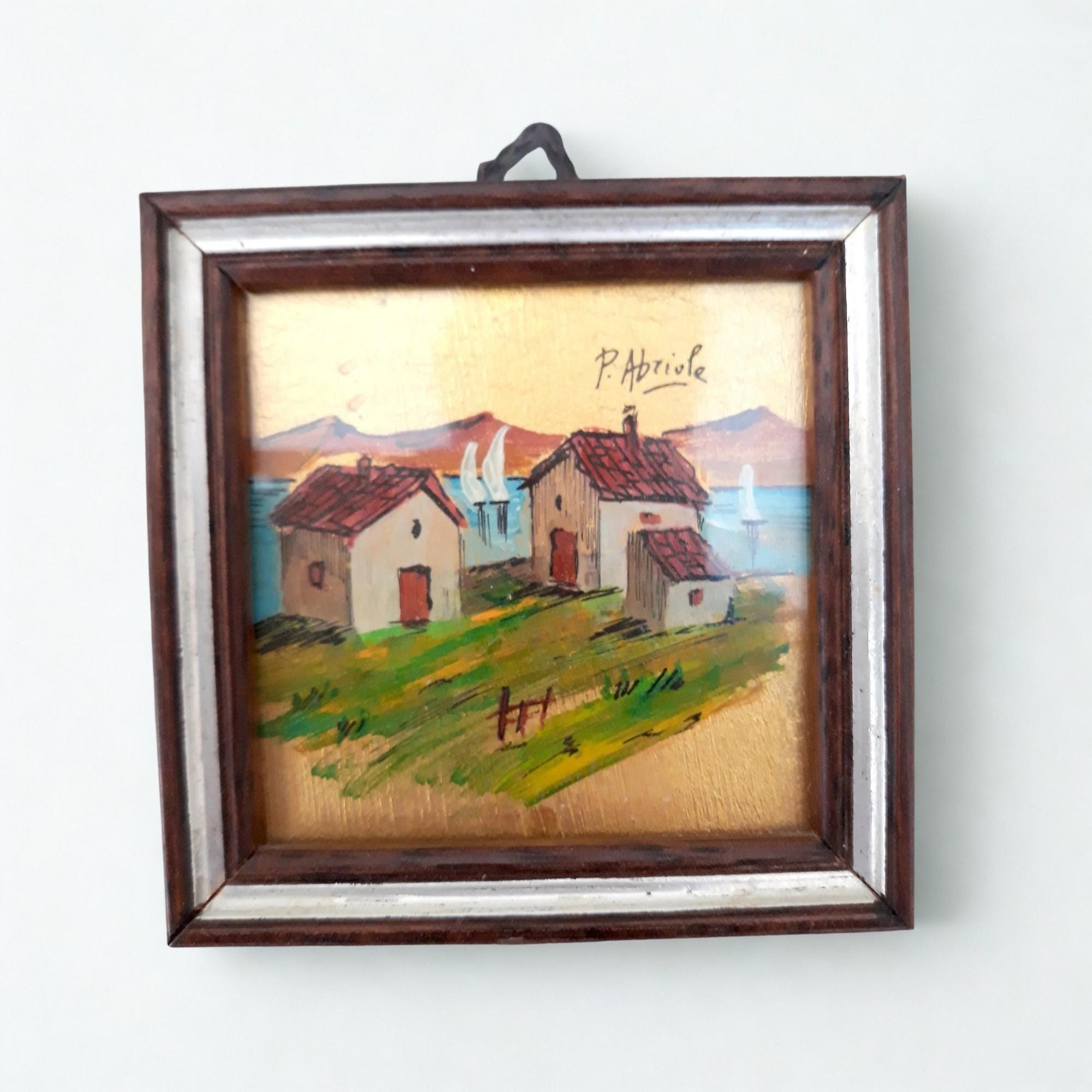 23KT GOLD LEAF ミニ額 絵画 セット イタリア製 ゴールドリーフ 23kt gold leaf art - Etsy 日本