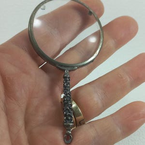 Magnifying Glass Italian Antiques 800 Silver Collectible Miniatures Vintage Italian Silverware Italian Collectibles Christmas Gift