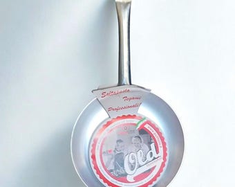 Nuova padella professionale in alluminio con manico per la cucina del ristorante, pentole in alluminio per cucina professionale