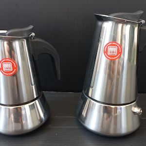 Brand new Moka induction coffee maker 2 or 4 cups Italian espresso coffee maker Induction cookware