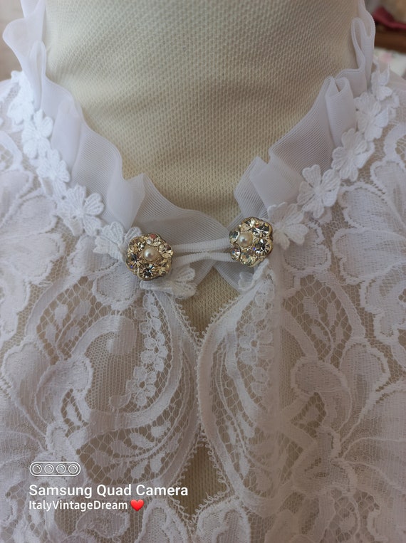 Luxury vintage lingerie  Made in Italy Refined Pe… - image 4