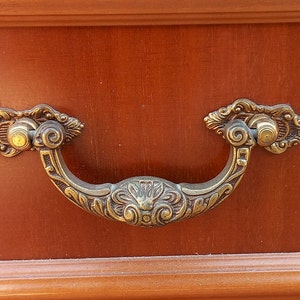Rare Vintage Italian Handles Antique Brass Antique Furniture Handles Brass Finishes Gold Cabinet Handles Brass Drawer Handles