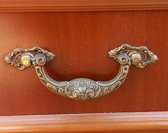 Rare Vintage Italian Handles Antique Brass Antique Furniture Handles Brass Finishes Gold Cabinet Handles Brass Drawer Handles